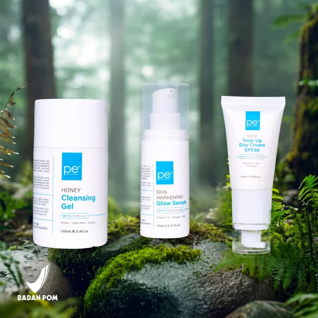 PE Skinpro 3 Pcs - Facial Wash - Serum - Sunscreen