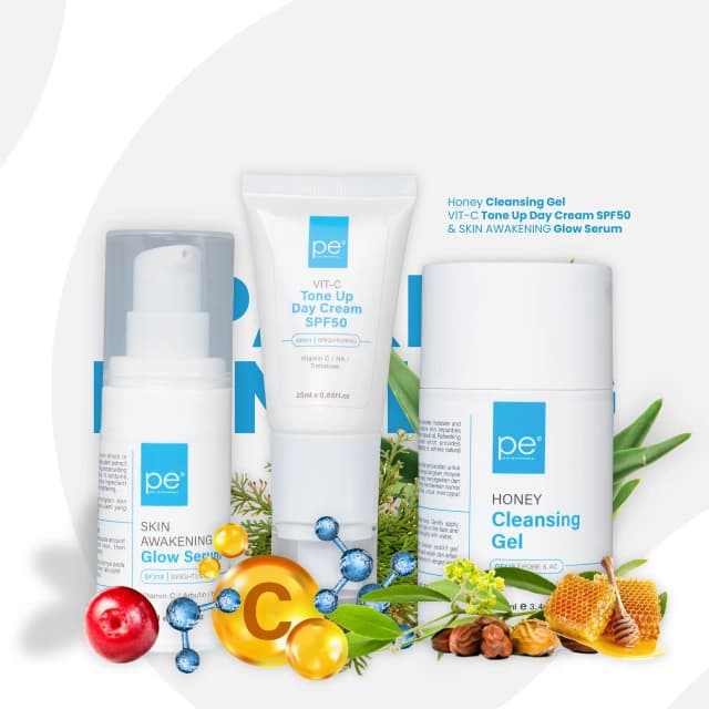 PE Skinpro 3 Pcs - Facial Wash - Serum - Sunscreen (hover)